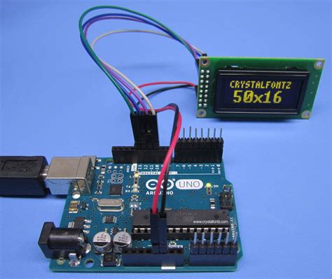 Arduino Driving a SPI Graphic OLED