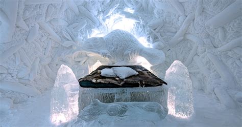 Sweden's ICEHOTEL Debutes New Sculptures Every Winter