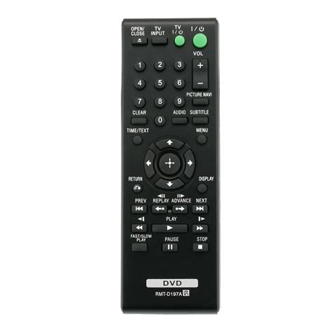 RMT-D197A Replace Remote for Sony DVD Player DVP-SR200P DVP-SR400HP DVP ...