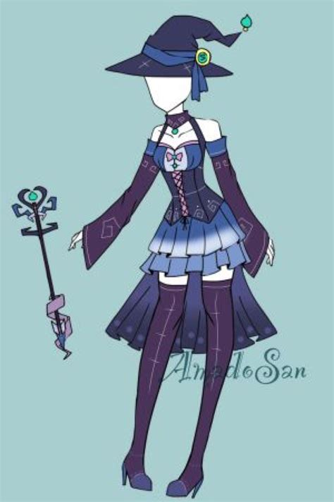 witch costume drawing - Google Search | Witch outfit, Anime witch, Fashion design drawings