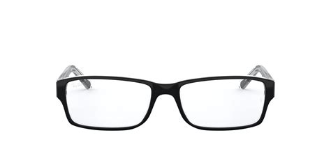 RX5169: Shop Ray-Ban Black Rectangle Eyeglasses at LensCrafters