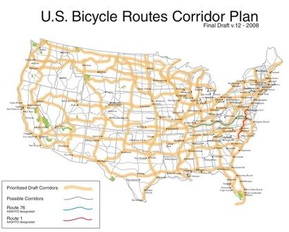 Bicycle Routes Across The United States - Bicycle Post