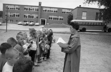 Florida Memory • Roll call as children leave Kate Sullivan Elementary School in Tallahassee.