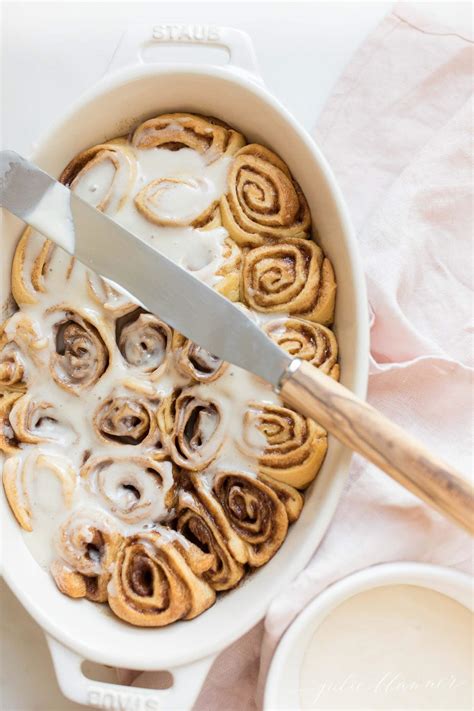 Best Cinnamon Roll Icing | Julie Blanner