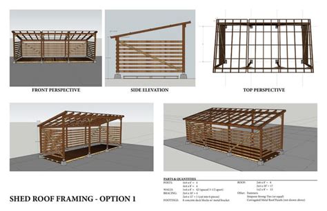 lean-to shed roof framing : r/DIY