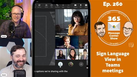 Sign Language View in Teams meetings - Daniel Glenn