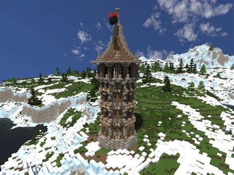 Medieval Watchtower Minecraft Project in 2021 | Watch tower, Minecraft ...
