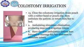 Colostomy irrigation | PPT