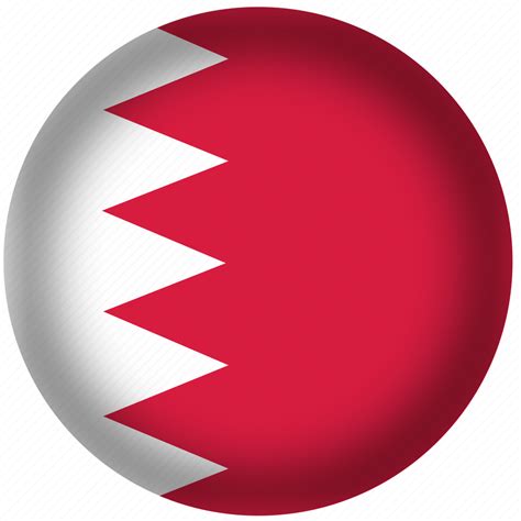 Bahrain flag, flags, circle, national icon - Download on Iconfinder