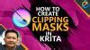 How to create Clipping Masks in Krita - Krita Tutorials