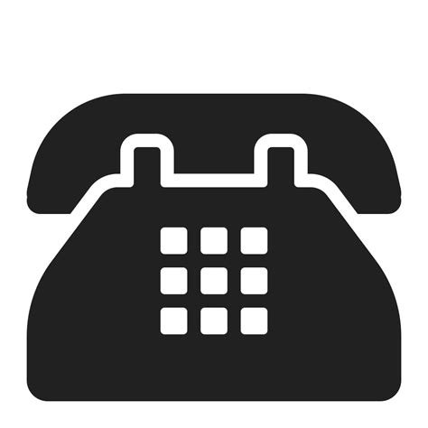 Telephone Icon | FluentUI Emoji Mono Iconpack | Microsoft