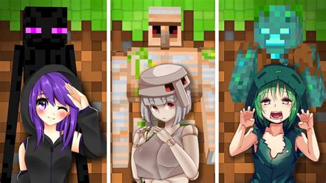 Minecraft Anime Mobs Texture Pack - Anime Eyes Texture Pack Mob Gives ...