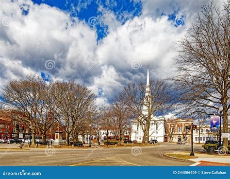 Downtown Keene New Hampshire in Early Spring Stock Image - Image of ...