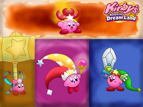 Kirby Return to Dream Land Super Abilities by Coonstito on DeviantArt