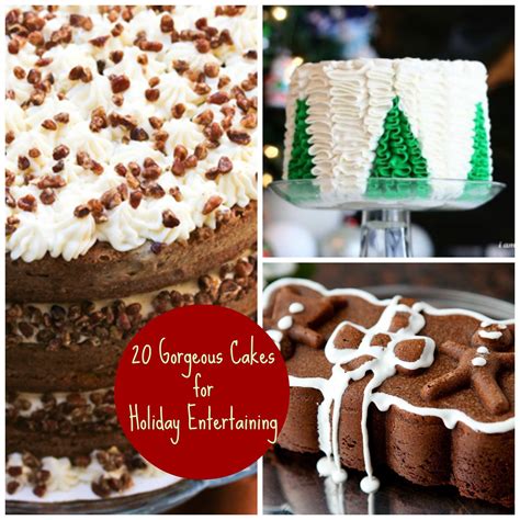 20 Gorgeous Cakes for Holiday Entertaining | Winter cake, Holidays ...