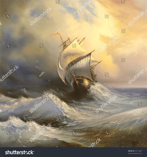 5,440 Sea storm painting Images, Stock Photos & Vectors | Shutterstock