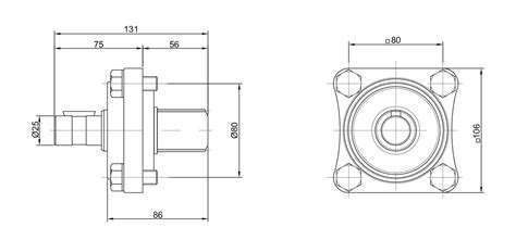 706704 VB - Keyed Shaft Ø25 - Bezares SA - Leading hydraulic manufacturer