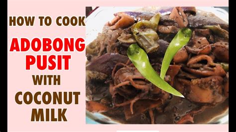 HOW TO COOK ADOBONG PUSIT WITH COCONUT MILK |ADOBONG PUSIT WITH COCONUT MILK | MY VERSION ️ ...