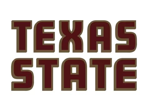 Texas State Athletics Wordmark Logo PNG vector in SVG, PDF, AI, CDR format