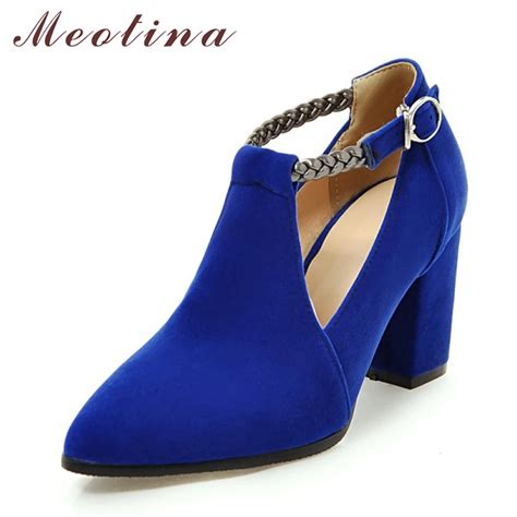 Meotina Women Pumps High Heels Ladies Shoes Elegant Pointed Toe Wedding ...