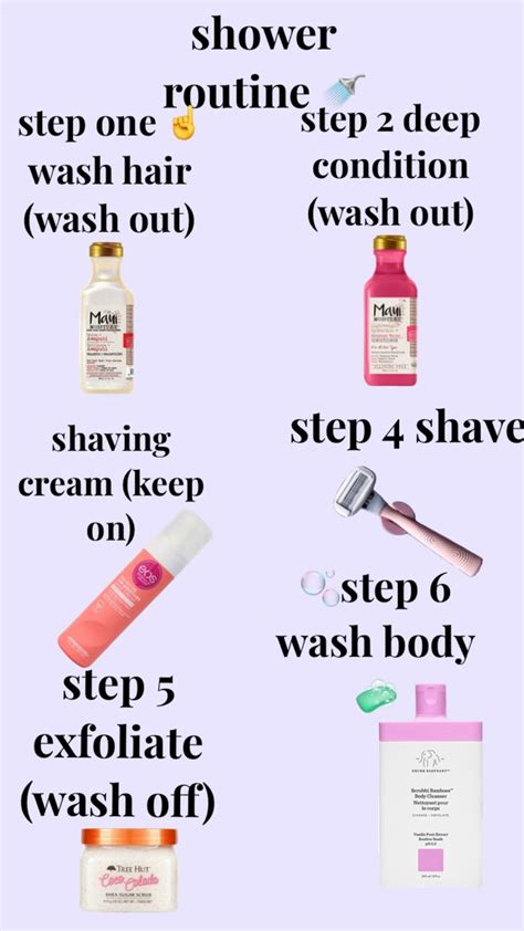 Shower routine! | Shower routine, Shower tips, Beauty skin care routine