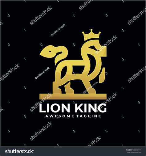 Lion Mascot Logo Design Vector Stock Vector (Royalty Free) 1950998971 ...