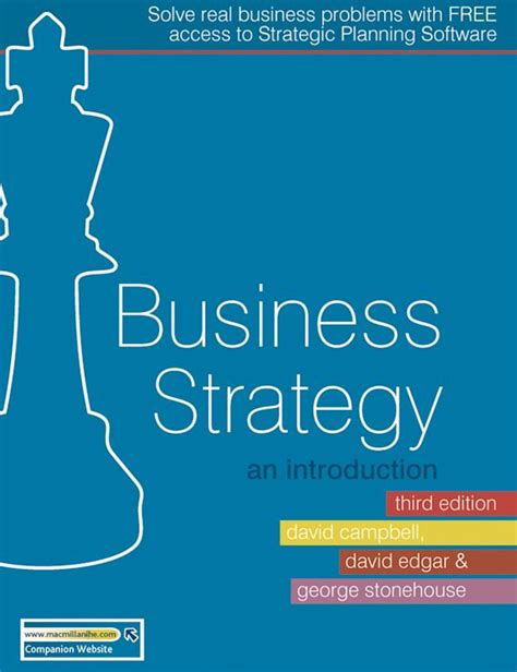 Business Strategy: An Introduction: David Edgar: Red Globe Press