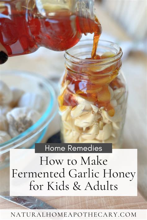 Easy Fermented Garlic Honey Recipe (Uses & Benefits) - Cold & Flu