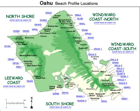 Map Of Oahu Beaches – Verjaardag Vrouw 2020