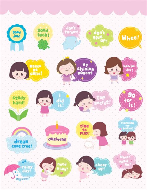 Total Girl - Planner Stickers on Behance