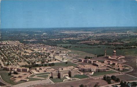 Airview, Veterans Hospital Topeka, KS Postcard