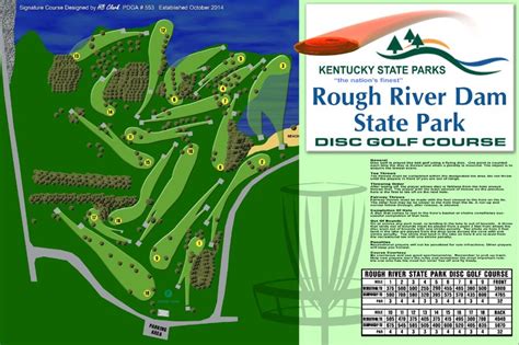 Rough River Dam State Park – Falls of Rough KY – bluegrassdiscgolf.org