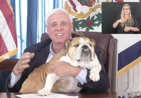 Babydog, the West Virginia Governor's Bulldog, Wants Everyone to Get ...