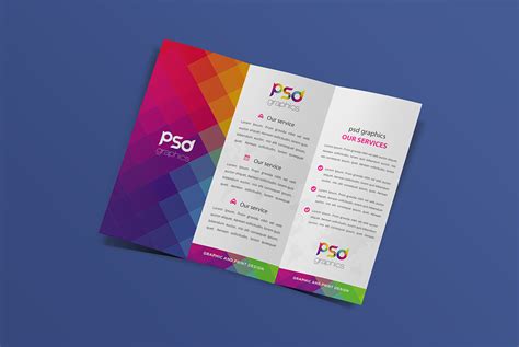 Tri-Fold Brochure Mockup Free PSD - Smashmockup