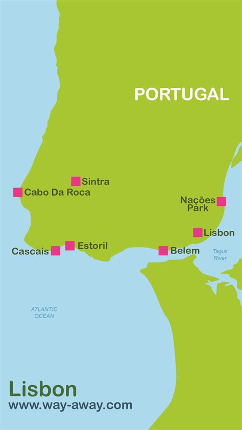 Lisbon travel map | Lisbon plane