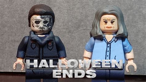 Custom Lego Michael Myers and Laurie Strode from Halloween Ends Showcase - YouTube