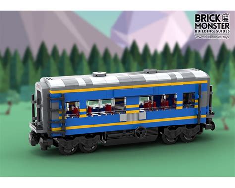 LEGO MOC Gwendolyn Passenger Train Car by brick_monster | Rebrickable - Build with LEGO