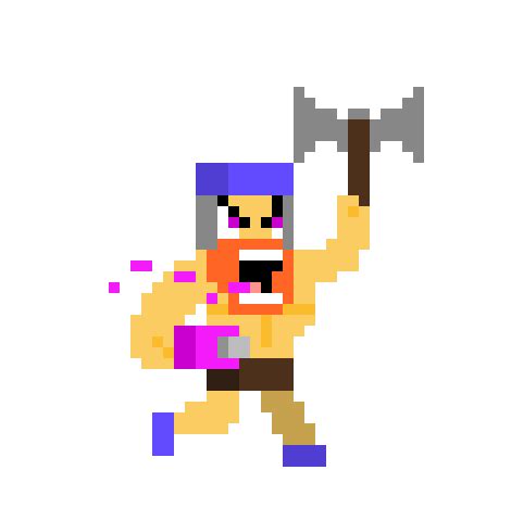 Lumberjack Clash Royale | Pixel Art Maker