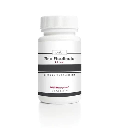 Zinc Picolinate 25mg | The Youth Rx