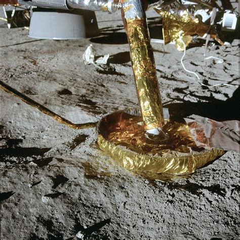 Supporting Leg Of The Apollo 12 Lunar Module Photograph by Nasa/science ...