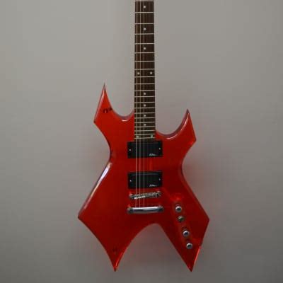 BC Rich Warlock Acrylic 1999 Red | Reverb