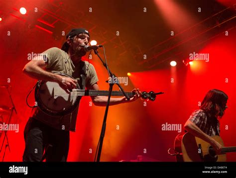 Avett Brothers performing live Stock Photo - Alamy