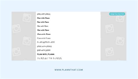 How To Make Your Captions And Bio Stand Out With Fancy Text – Plann