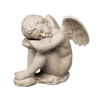 Garden Statue Ceramic Sleeping Baby Angel - Buy Ceramic Baby Angel ...