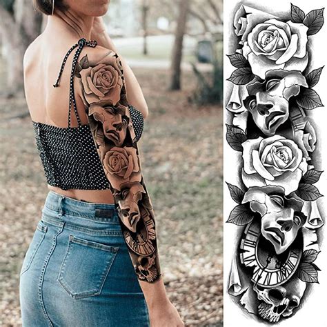 Rose Tattoo Arm Sleeve