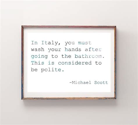 Funny Bathroom Signs the Office TV Show Poster Michael Scott - Etsy