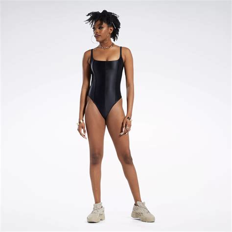 Cardi B Bodysuit - Black | Reebok