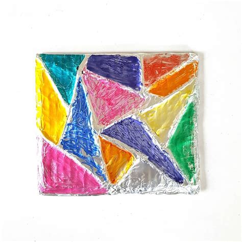 Aluminium Foil Art. you can check how we made it on my post. | Aluminum foil art, Tin foil art ...