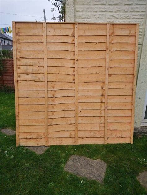 4 x lap fence panels 6x6 unused. | in Risca, Newport | Gumtree