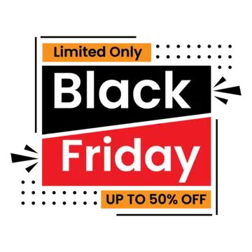 Black Friday Transparent Background Design Template Vector, Black, Friday, Sale PNG and Vector ...